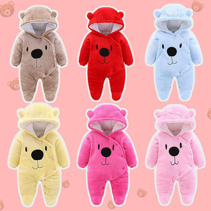 Baby Newborn Snowsuit Onesie Winter Coat Romper for Infant Girls Boys