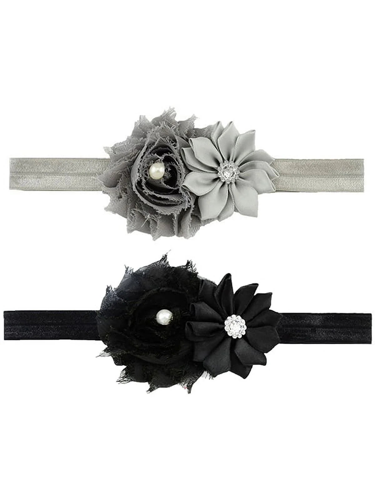 Headband for Baby Girl, Cute 12 Pieces Hair Bows Clips Flower Ribbon Hair Accessories for Kids